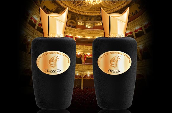 CLASSICA & OPERA, the newest perfumes from the Sospiro collection, launched exclusively at Paris Gallery