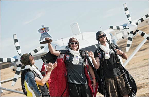 Skydive Dubai Athletes nab second and third places in first ever Red Bull Aces Wingsuit 4 Cross Race
