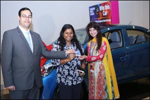 Indian woman wins 1st car at Ramadan Night Market