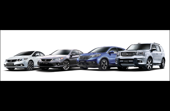 Al-Futtaim Honda offers exclusive offers on Civic, Accord Coupe, CR-V and Pilot models