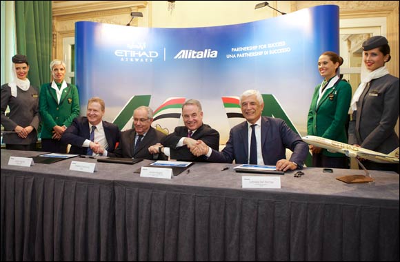 Alitalia and Etihad Airways finalise �1,758 million investment deal to build a reinvigorated Alitalia as a competitive, sustainably profitable business