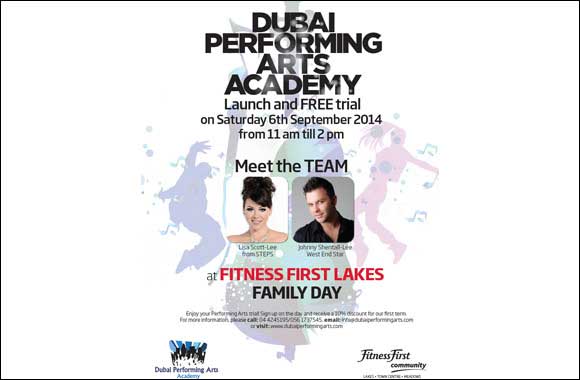 Dubai Performing Arts Academy launches in Conjunction with Fitness First on 6th September 2014