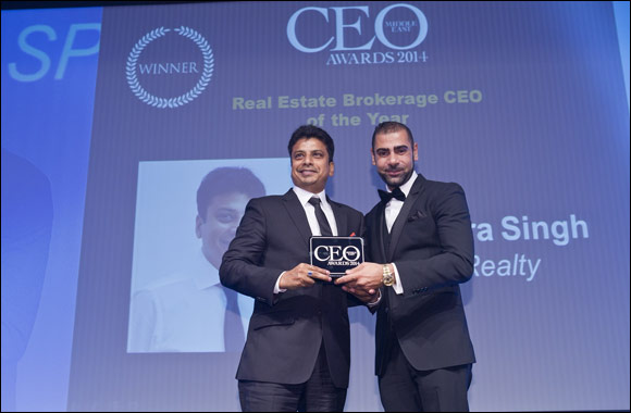 Mahendra Singh honored with CEO of the Year Award