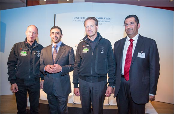 Abu Dhabi Named Host City for the First Round-the-World Solar Flight by Solar Impulse 2