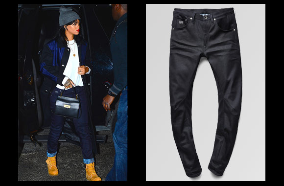 Rihanna Hits The Studio In New G-Star RAW Jeans
