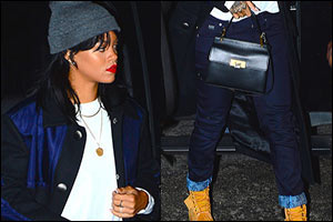 Rihanna Hits The Studio In New G-Star RAW Jeans