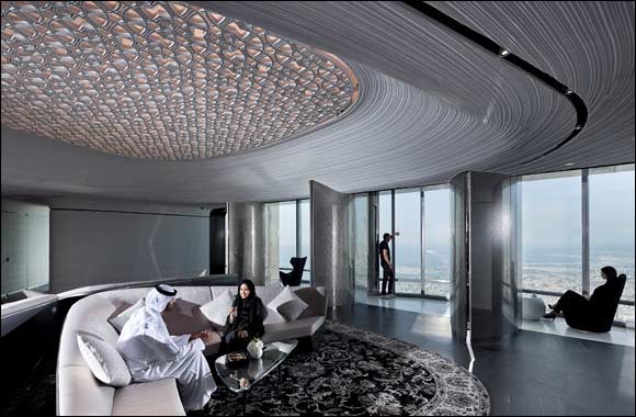 New �At the Top, Burj Khalifa SKY' at 555 metres (1,821 ft) high clinches another Guinness World Records title for Dubai