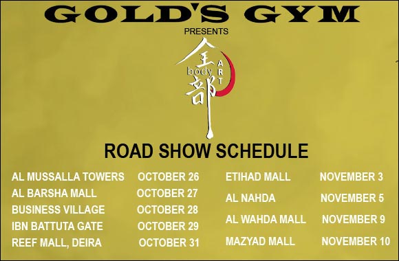 Gold's Gym brings BodyART� to the Middle East for the first time in a two-week demonstration