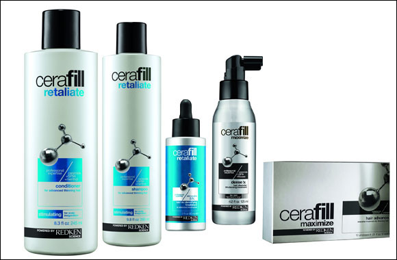 Thinning hair, beware. Introducing NEW CERAFILL Powered by Redken Science!