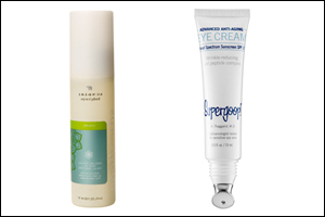 SUNDÃRI's Neem and Triphala body Oil and Supergoop!® Advanced SPF 40 Anti-Aging Eye Cream