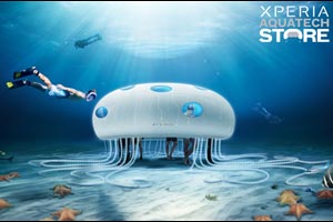 Sony Mobile Unveils the Design of Xperia Aquatech Store