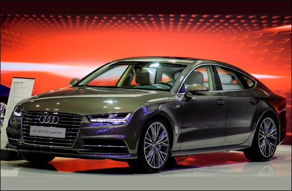 Al Nabooda Automobiles exclusively debuts new sleek and stylish Audi A7 at International Automobile Show in Sharjah