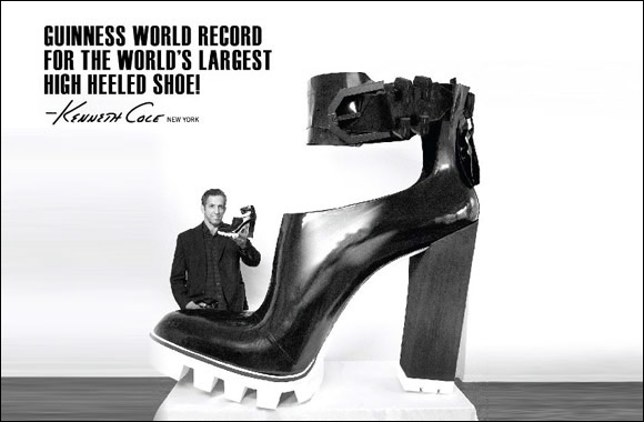 Kenneth Cole wins Guinness World Record for World's Largest Shoe