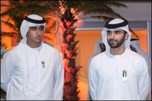 His Higness Sheikh Abdallah Al Maktoum and Sheikh Mansoor Bin Mohammed Bin Rashid Celebrates UAE National Day
