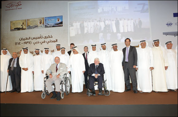 H.H. Sheikh Ahmed releases commemorative stamps on history of civil aviation in Dubai