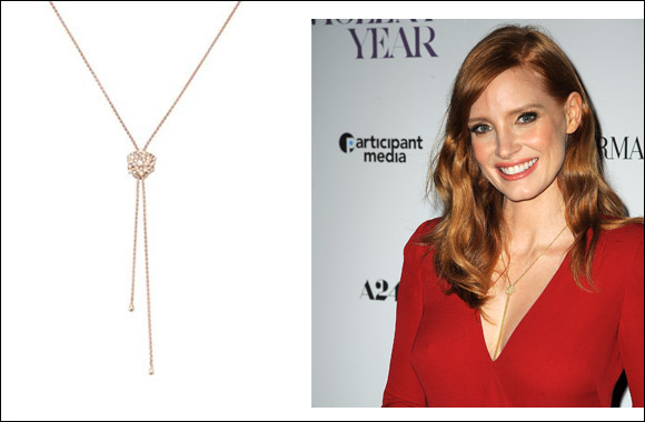 Jessica Chastain shines in Piaget at the New York premiere of 'A Most Violent Year'