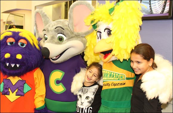 Chuck E. Cheese's shows kids how to be kids at the new children's play centre in Oud Metha