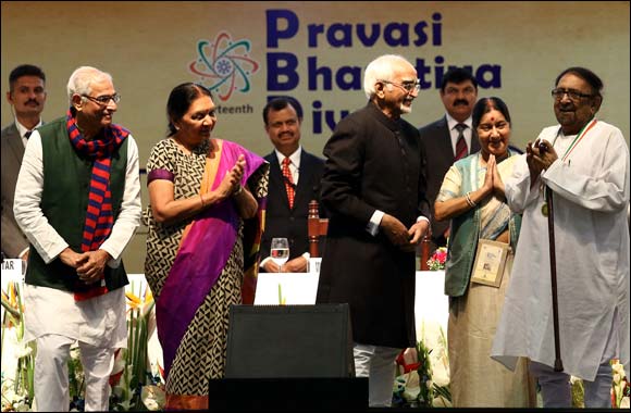 Pravasi Bharatiya Samman award recognizes Bharat Bhai's invaluable community services