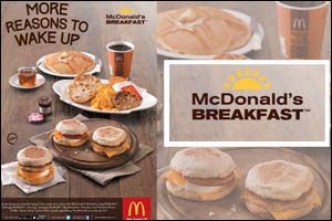 McDonald's Invites Early Risers to Try its Breakfast Offerings Variety