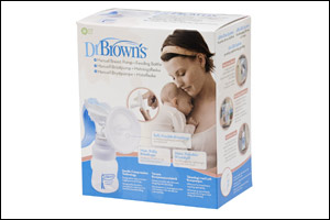 Dr. Brown's™ manual breast pumpa winner in compression technology