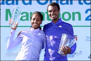 Ethiopian Clean Sweep At Standard Chartered Dubai Marathon