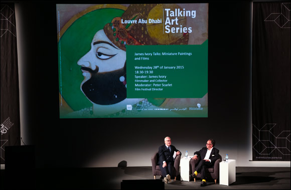 Louvre Abu Dhabi: Talking Art Series Discussion with Cinema Legend James Ivory held at Manarat Al Saadiyat