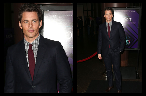 James Marsden wears Tommy Hilfiger tailored