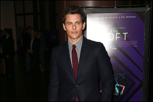 James Marsden wears Tommy Hilfiger tailored