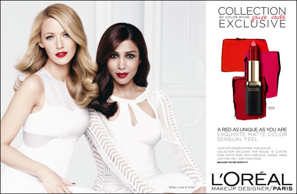 L'Or�al Paris's New Pure Reds Collection