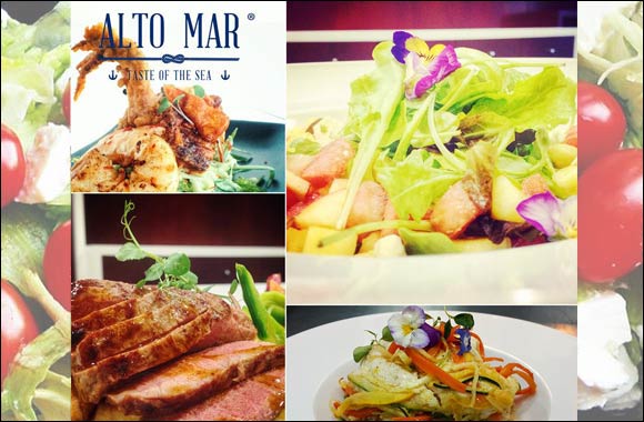 Valentines with Alto Mar, mediteranian seafood restaurant in Dubai