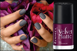 Rimmel Introduces Its New Velvet Matte Nail Collection