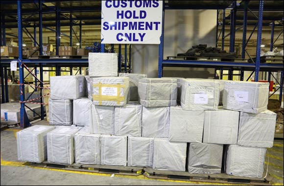 Dubai Customs seizes 3 million tramadol pills at Cargo Village