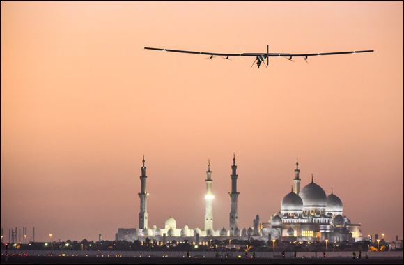 Solar Impulse 2 took-off this morning from Abu Dhabi