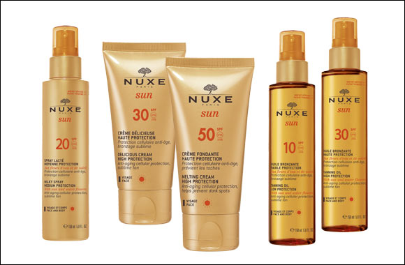 NUXE launches  NUXE Sun�, their first sun care line that teams ideal protection with total glamour!
