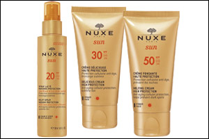 NUXE launches  NUXE Sun®, their first sun care line that teams ideal protection with total glamour!