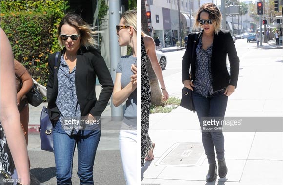 Armani Exchange Style Alert - Rachel McAdams wears Armani Exchange