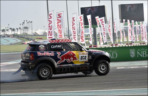 Sheikh Nahayan flags off super stage to launch  25th Abu Dhabi Desert Challenge
