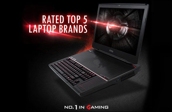 MSI honored as World's 4th Best Laptop Brand of 2015