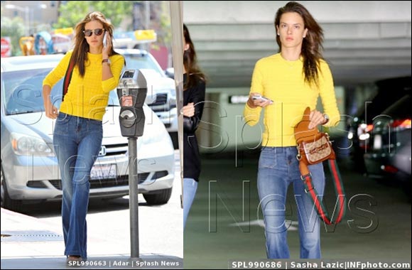 Armani Exchange Style Alert - Alessandra Ambrosio wears Armani Exchange