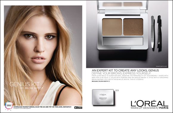 The stylish guide to well groomed brows: introducing the Brow Artist Genius Kit, only from L'Oral Paris