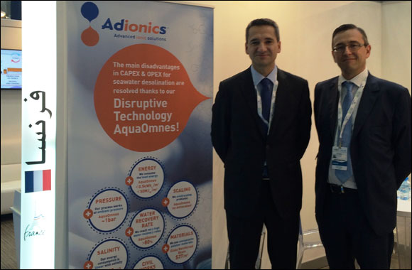 Adionics unveils SMARTEX, the smart desalination solution for Oil & Gas, Food & Beverages and Mining markets. From April 21th to 23rd