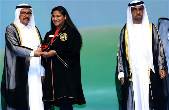 Dubai Student stands tall winning her third Hamdan Award and making a score of five National Academic Awards