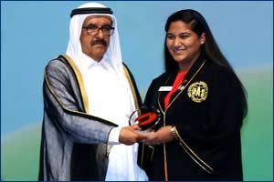 Dubai Student stands tall winning her third Hamdan Award and making a score of five National Academic Awards