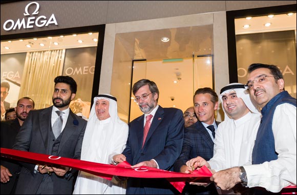 Brand Ambassador Abhishek Bachchan opens OMEGA Boutique in 360 Mall of Kuwait
