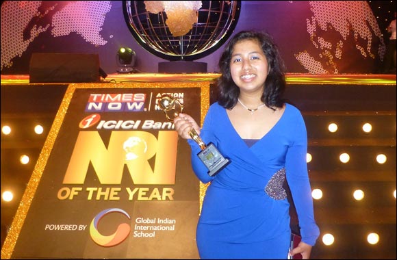 14 year old Dubai girls wins NRI of the Year Award