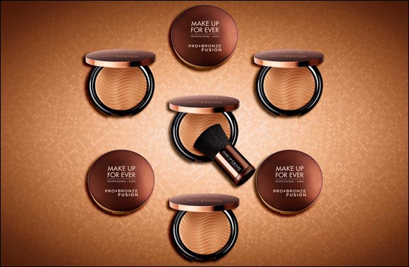 Get tanned all year long with MAKE UP FOR EVER's New Pro Bronze Fusion a Sun-kissed skin with no powdery finish