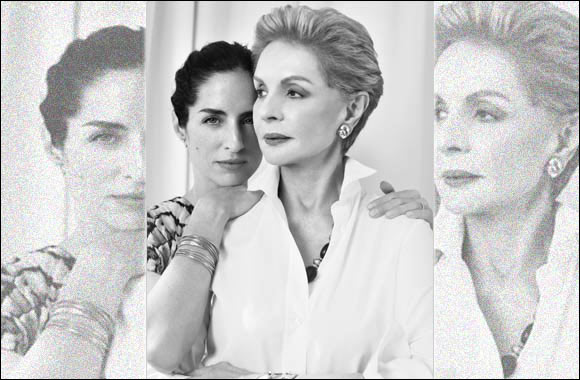 Carolina Herrera and Carolina Herrera de Baez mark the launch of their fragrance, Herrera Confidential by a trip to Dubai