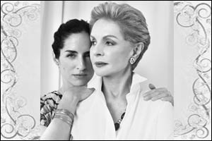Carolina Herrera and Carolina Herrera de Baez mark the launch of their fragrance, Herrera Confidential by a trip to Dubai