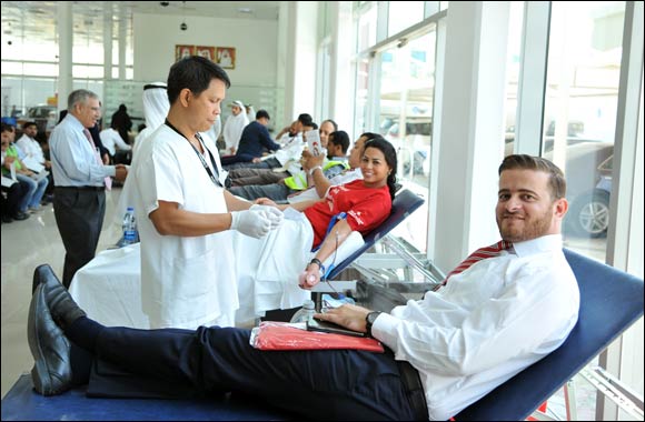 Al-Futtaim Motors holds 8th blood donation drive in support of �My Blood for My Country' campaign