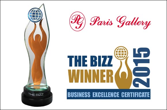 Paris Gallery awarded the BIZZ European 'Beyond Success' Award